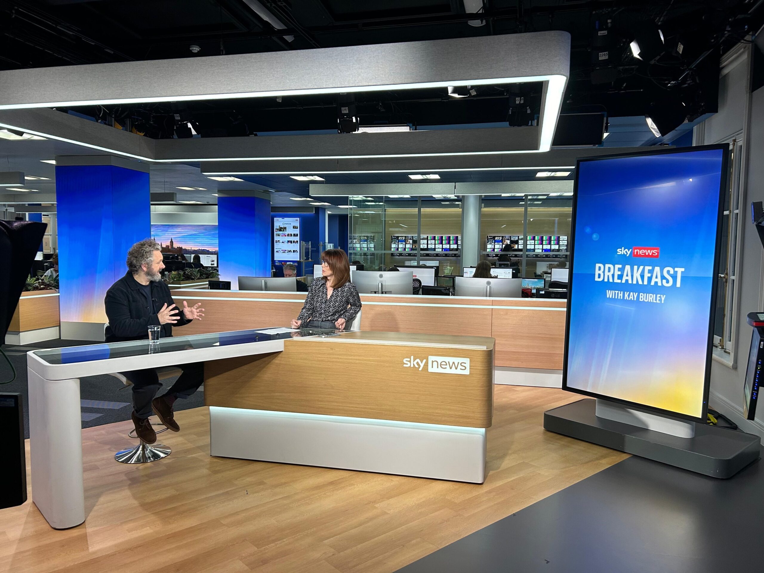 Michael Sheen Sky News – Broadcast Services hero image